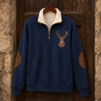 Jules Men's Knit Quarter-Zip Sweater - Blue - Catalog Group: Clothing - Brondals - Image 2