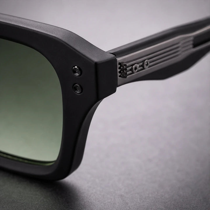 Laventia Square Sunglasses - Green/Black - square sunglasses - Brondals - Image 3
