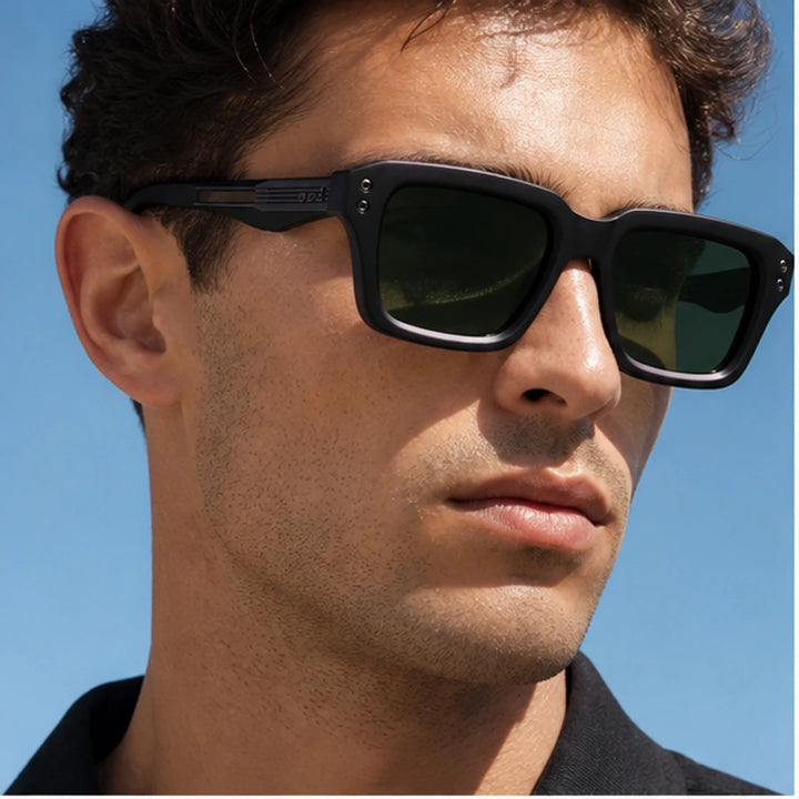 Laventia Square Sunglasses - Green/Black - uv protection - Brondals - Image 5
