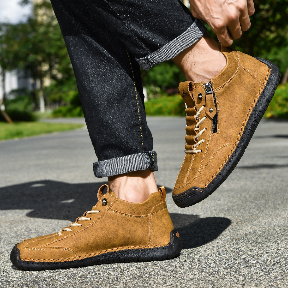 Hendry Leather Shoes - everyday wear - Brondals - Image 19