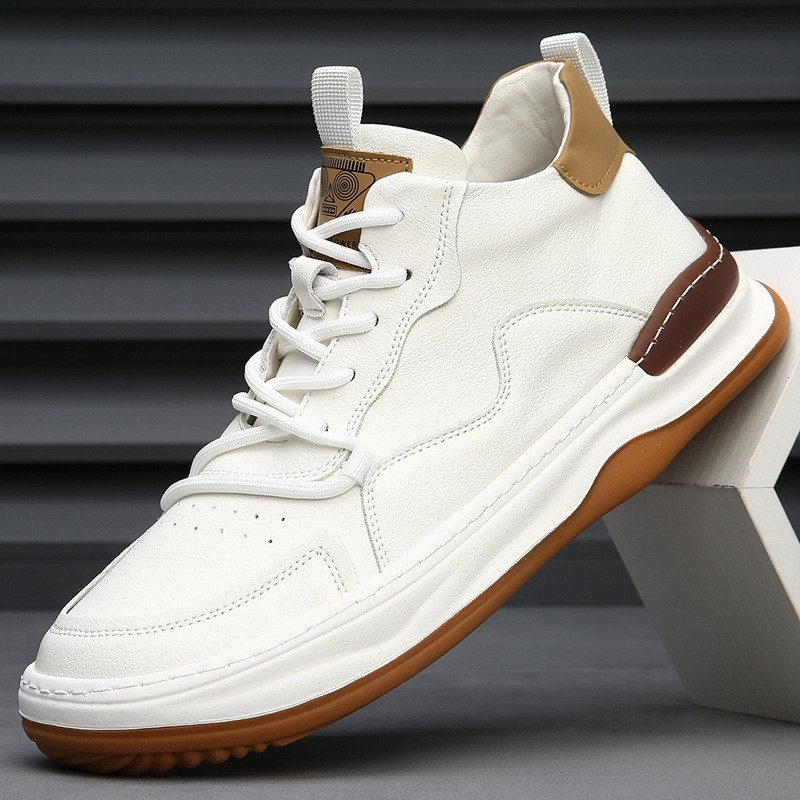 Dellava Italian Genuine Leather Sneakers - genuine leather - Brondals - Image 4