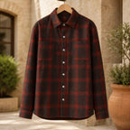 Kellan Check Shirt - Red - Department: Men - Brondals - Image 3