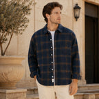 Kellan Check Shirt - Blue - Men's Clothing > Shirts > Long Sleeve Shirts - Brondals - Image 1