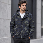 Kershaw Men's Camouflage Hooded Windbreaker Jacket - Navy - Apparel > Outerwear > Hooded Windbreaker Jackets - Brondals - Image 1