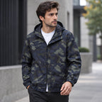 Kershaw Men's Camouflage Hooded Windbreaker Jacket - Navy - apparel - Brondals - Image 2