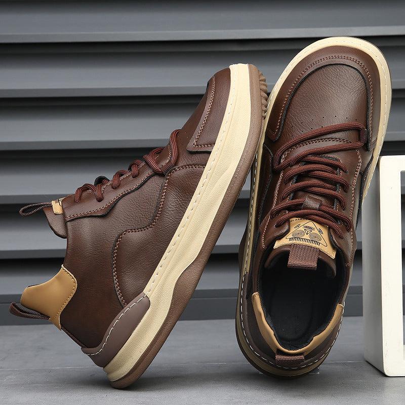 Dellava Italian Genuine Leather Sneakers - genuine leather - Brondals - Image 14