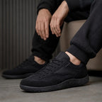 Lancaster Mesh-Suede Retro Sneaker - True Black - retro sneakers - Brondals - Image 3