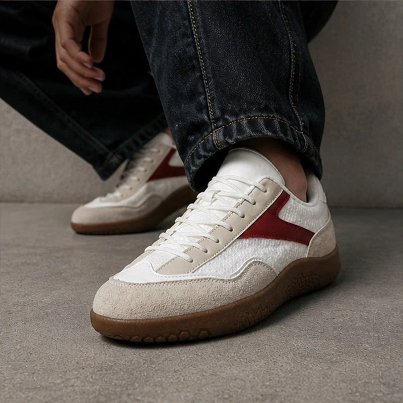 Lancaster Mesh-Suede Retro Sneaker - Varsity - mesh sneakers - Brondals - Image 4