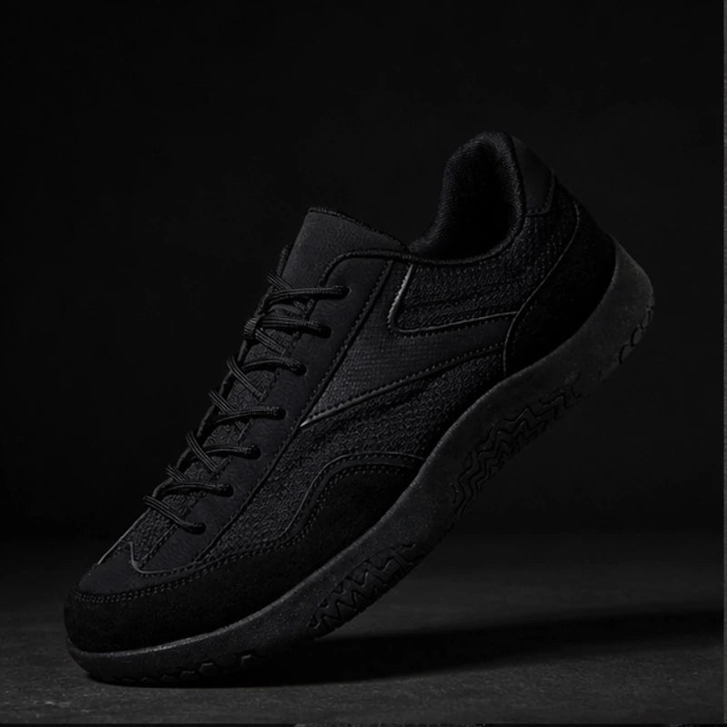 Lancaster Mesh-Suede Retro Sneaker - True Black - Sneakers - Brondals - Image 1