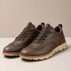 Langley Leather Wingtip Sneaker - Driftwood - men's sneakers - Brondals - Image 2