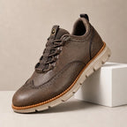 Langley Leather Wingtip Sneaker - Driftwood - Footwear > Sneakers > Wingtip Sneakers - Brondals - Image 1