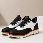 Langley Leather Wingtip Sneaker - Tuxedo - men's sneakers - Brondals - Image 2