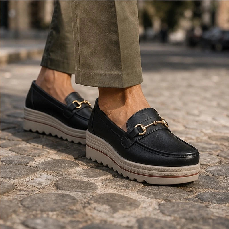 Larissa Orthopedic Loafer - Noir Black - orthopedic shoes - Brondals - Image 3