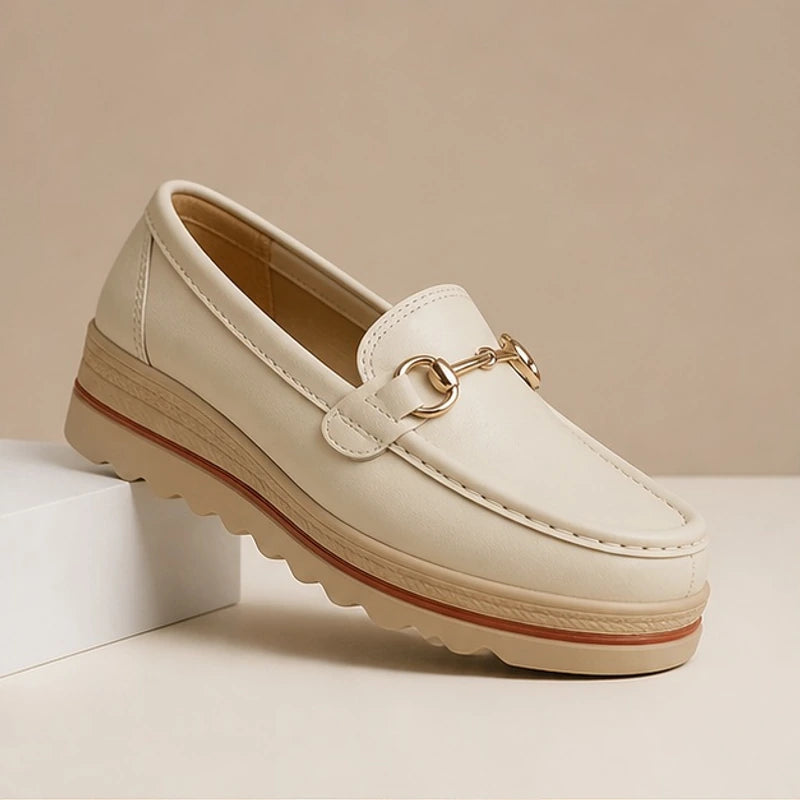 Larissa Orthopedic Loafer - White - Shoes - Brondals - Image 1