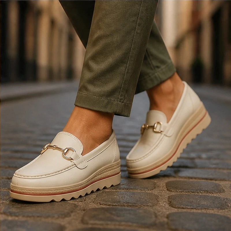 Larissa Orthopedic Loafer - White - orthopedic shoes - Brondals - Image 3