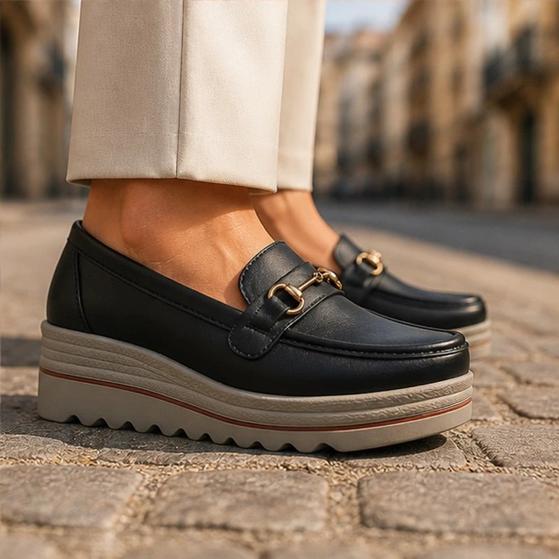 Larissa Orthopedic Loafer - Noir Black - slip-on shoes - Brondals - Image 4