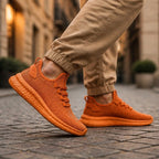 Lawson Knit Mesh Sneaker - Orange - knit sneakers - Brondals - Image 3