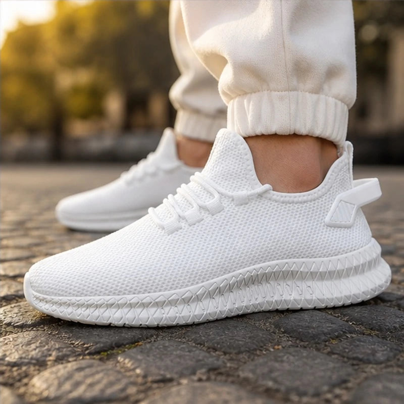 Lawson Knit Mesh Sneaker - White - mesh sneakers - Brondals - Image 4