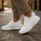 Lawson Knit Mesh Sneaker - White - knit sneakers - Brondals - Image 3