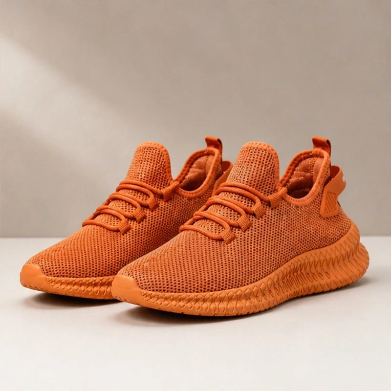 Lawson Knit Mesh Sneaker - Orange - sneakers - Brondals - Image 2