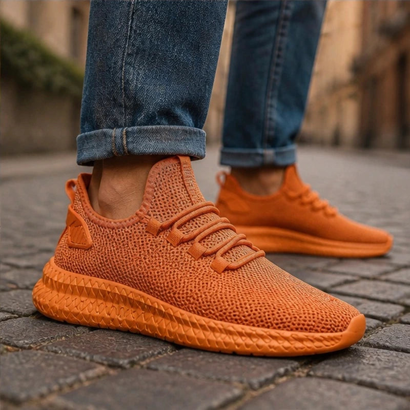 Lawson Knit Mesh Sneaker - Orange - mesh sneakers - Brondals - Image 4