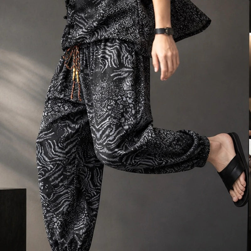 Linus Relaxed Shirt & Pant Set - Black - shirt and pant set - Brondals - Image 4