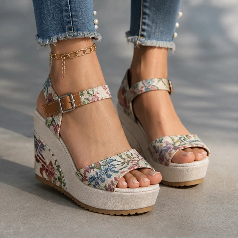 Lisette Platform Heels - Wildflower Bloom - women's heels - Brondals - Image 2