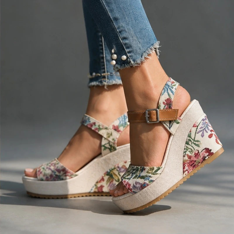 Lisette Platform Heels - Wildflower Bloom - platform heels - Brondals - Image 3
