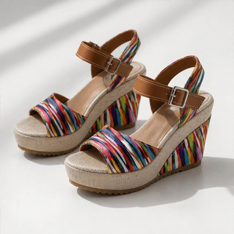 Lisette Platform Heels - Multicolor - women's heels - Brondals - Image 2