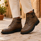 Lockwood Serrated Tread Leather Boots - Brown - serrated tread - Brondals - Image 4
