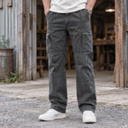 Lorcan Men's Relaxed Stretch Cargo Pants - Army Gray - Clothing > Pants > Cargo Pants - Brondals - Image 1
