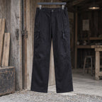 Lorcan Men's Relaxed Stretch Cargo Pants - Black - male - Brondals - Image 3