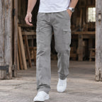 Lorcan Men's Relaxed Stretch Cargo Pants - Slate - Clothing > Pants > Cargo Pants - Brondals - Image 2