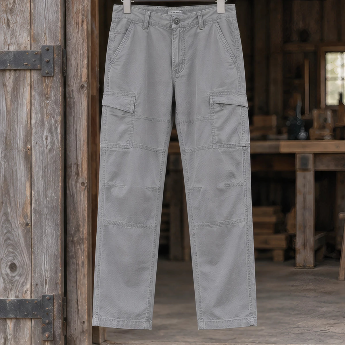 Lorcan Men's Relaxed Stretch Cargo Pants - Slate - male - Brondals - Image 3
