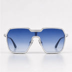 Lucerne Square-Frame Tinted Shades - Blue - sunglasses - Brondals - Image 2
