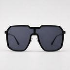 Lucerne Square-Frame Tinted Shades - Black - sunglasses - Brondals - Image 2