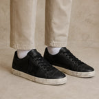Lyle Distressed Leather Sneakers - Black - Catalog Group: Footwear - Brondals - Image 2