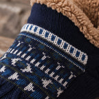 Malibu Non-Slip Fleece-Lined Slipper Socks - Blue - Apparel & Accessories > Socks > Slipper Socks - Brondals - Image 4