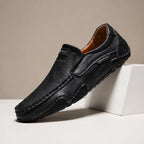 Mansfield Leather Loafers - Charcoal - Shoes - Brondals - Image 1