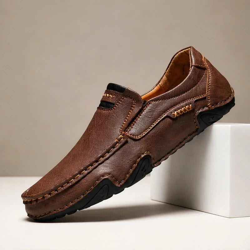 Mansfield Leather Loafers - Brown - Shoes - Brondals - Image 1