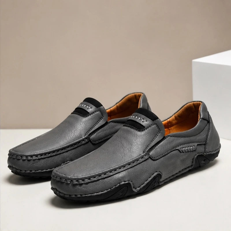 Mansfield Leather Loafers - Gunmetal - men's loafers - Brondals - Image 2