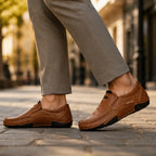 Mansfield Leather Loafers - Tobacco - leather loafers - Brondals - Image 3