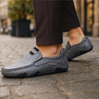 Mansfield Leather Loafers - Gunmetal - slip-on shoes - Brondals - Image 4