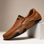 Mansfield Leather Loafers - Tobacco - Shoes - Brondals - Image 1