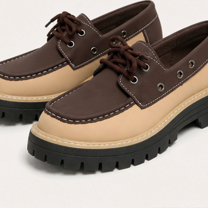 Marlow Platform Deck Loafer - Dark Brown - Loafers - Brondals - Image 1