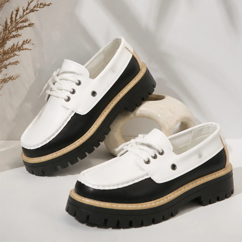 Marlow Platform Deck Loafer - White - platform loafer - Brondals - Image 2