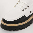 Marlow Platform Deck Loafer - White - women's loafers - Brondals - Image 3