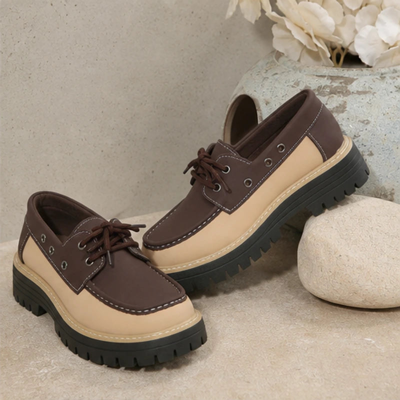 Marlow Platform Deck Loafer - Dark Brown - platform loafer - Brondals - Image 2