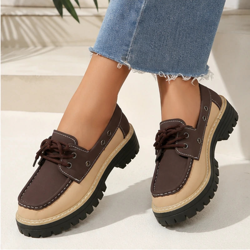 Marlow Platform Deck Loafer - Dark Brown - platform shoes - Brondals - Image 6