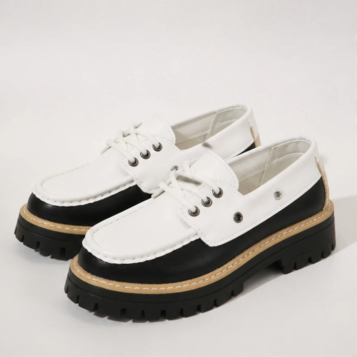 Marlow Platform Deck Loafer - White - Loafers - Brondals - Image 1